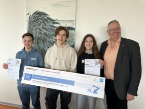 2. Platz beim Wettbewerb „Schüler experimentieren“ bei Jugend forscht