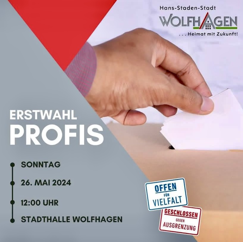 Fit für die erste Wahl mit Offen für Vielfalt